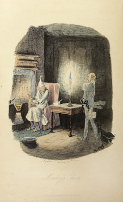 Copyright: Marley's Ghost, John Leech, 1843